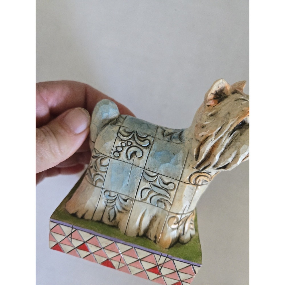 Jim Shore PJ Yorkshire Terrier Dog 2007 Heartwood Creek Figurine 4009745 Gift - Picture 4 of 11
